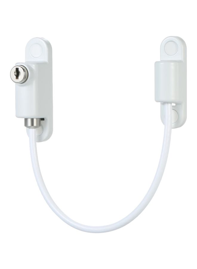 NIBEMINENT Door Cable Lock White 18centimeter  - Image 4