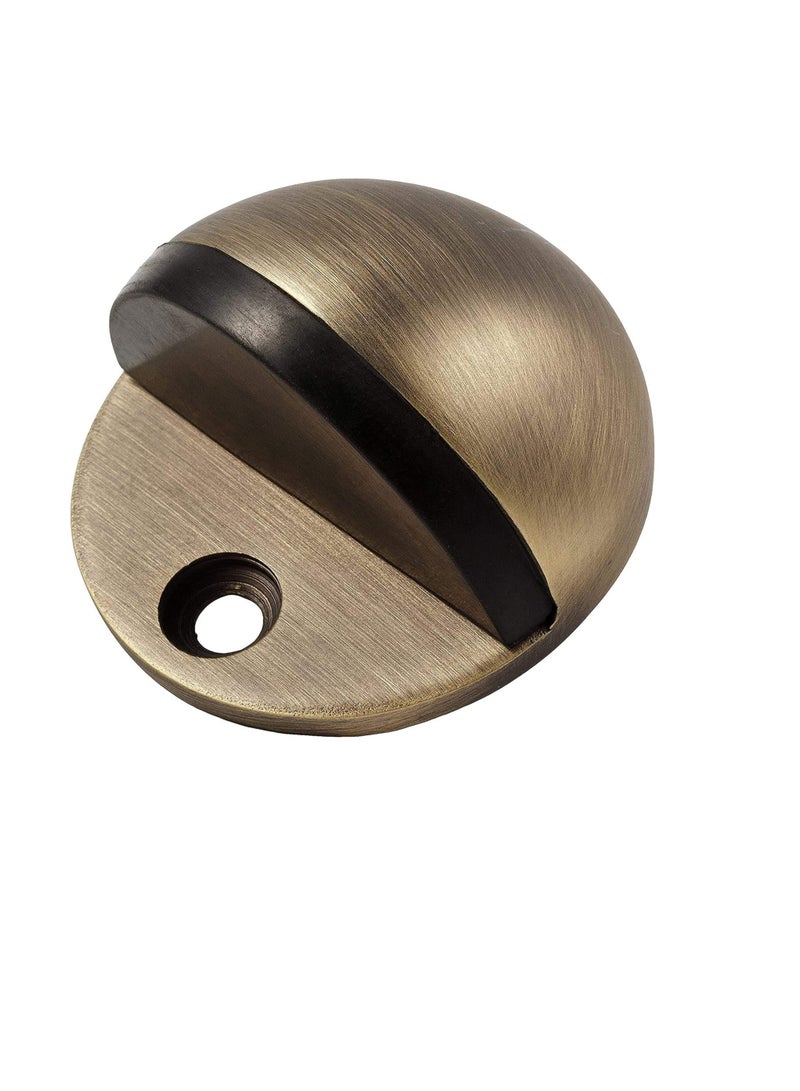 Stainless Steel Half Moon Oval Floor Door Stop - Image 2
