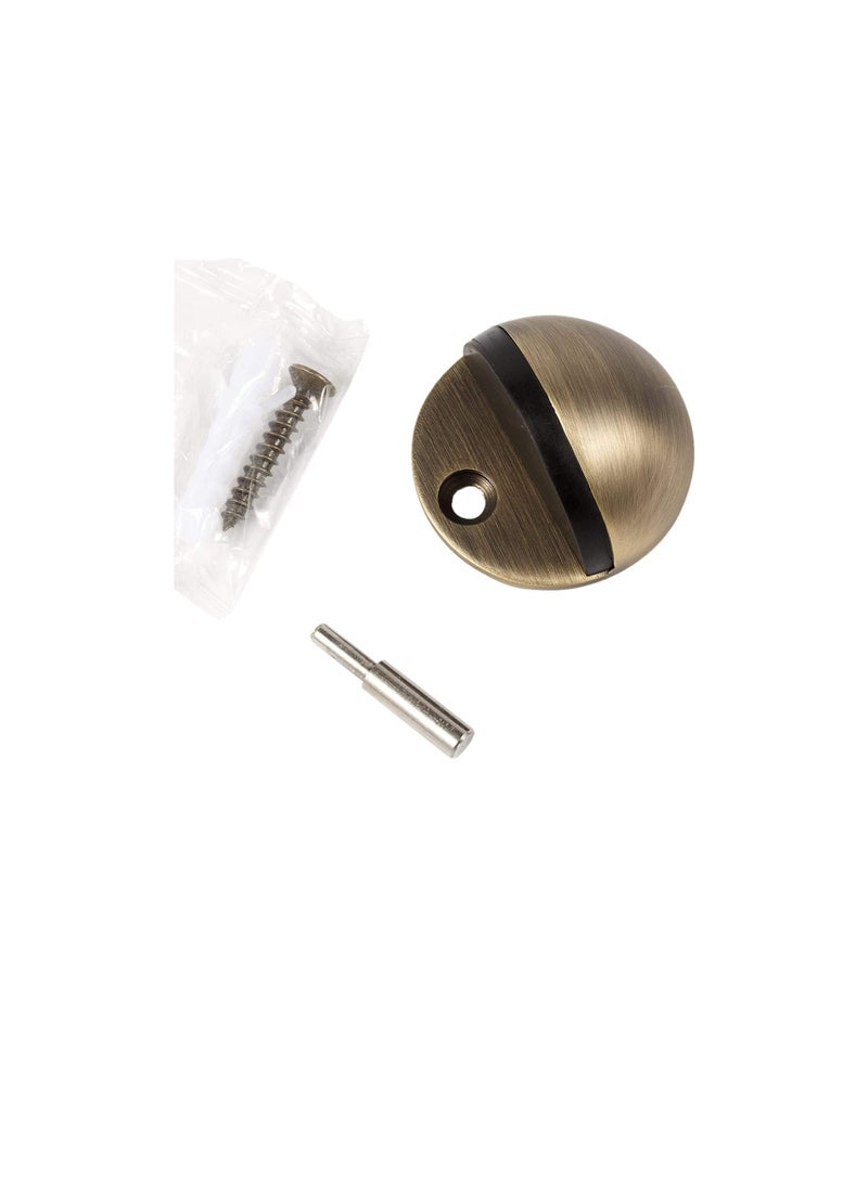 Stainless Steel Half Moon Oval Floor Door Stop - Image 3