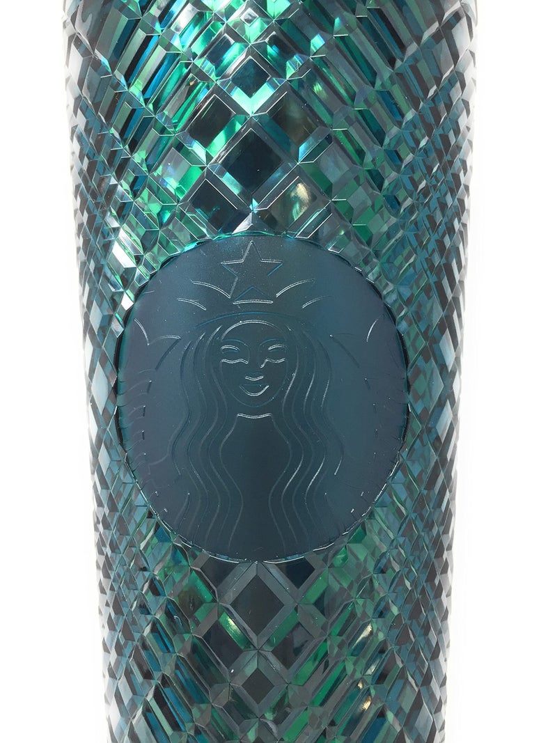 Starbucks كوب ستاربكس المزين بالزمرد الأخضر 24 أونصة مع قشة - Image 2