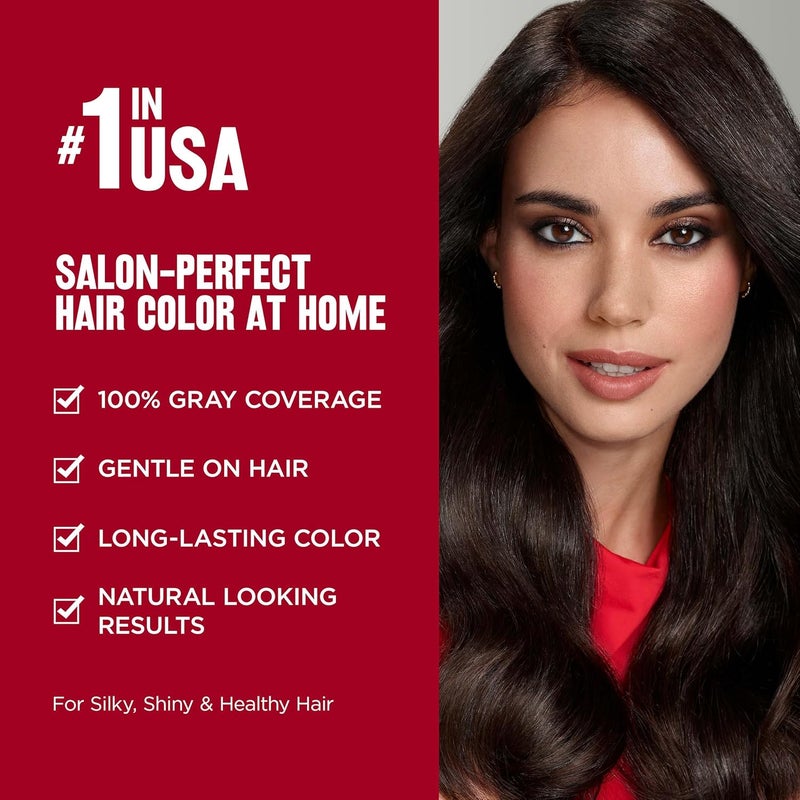 Revlon ColorSilk Permanent Hair Color For Women Salon Perfect Hair Colour at Home with 100 Grey Coverage ProKeratin No Ammonia Up to 8 Weeks of Colour Shade Light Golden Brown 5GPack of 1 - Image 2