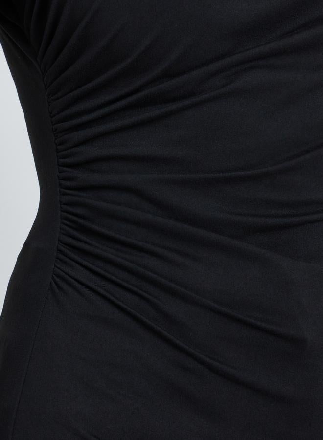 تايك تو بلوزة بأكمام طويلة وتفاصيل مزمومة - Image 3