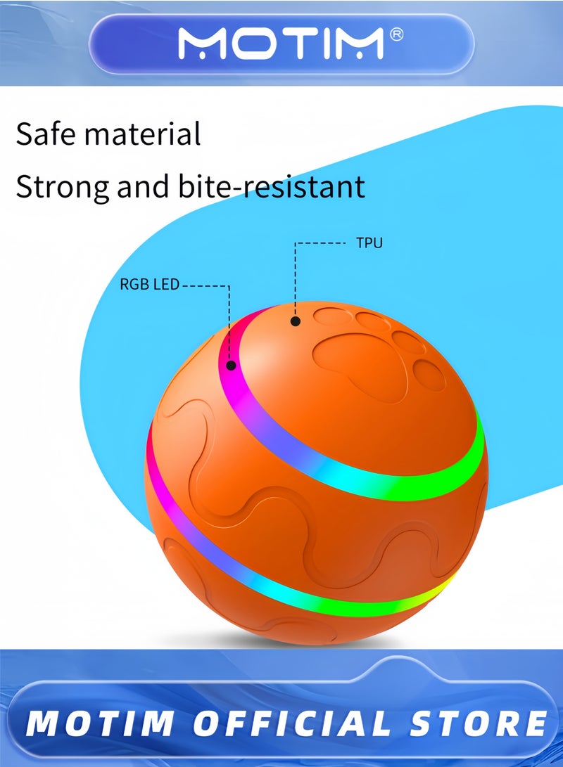 Motim Smart Interactive Dog Toy Ball Automatic Moving with Remote Control Rechargeable and Waterproof Bouncing Rotating Toy for Medium Large Dogs - Image 5