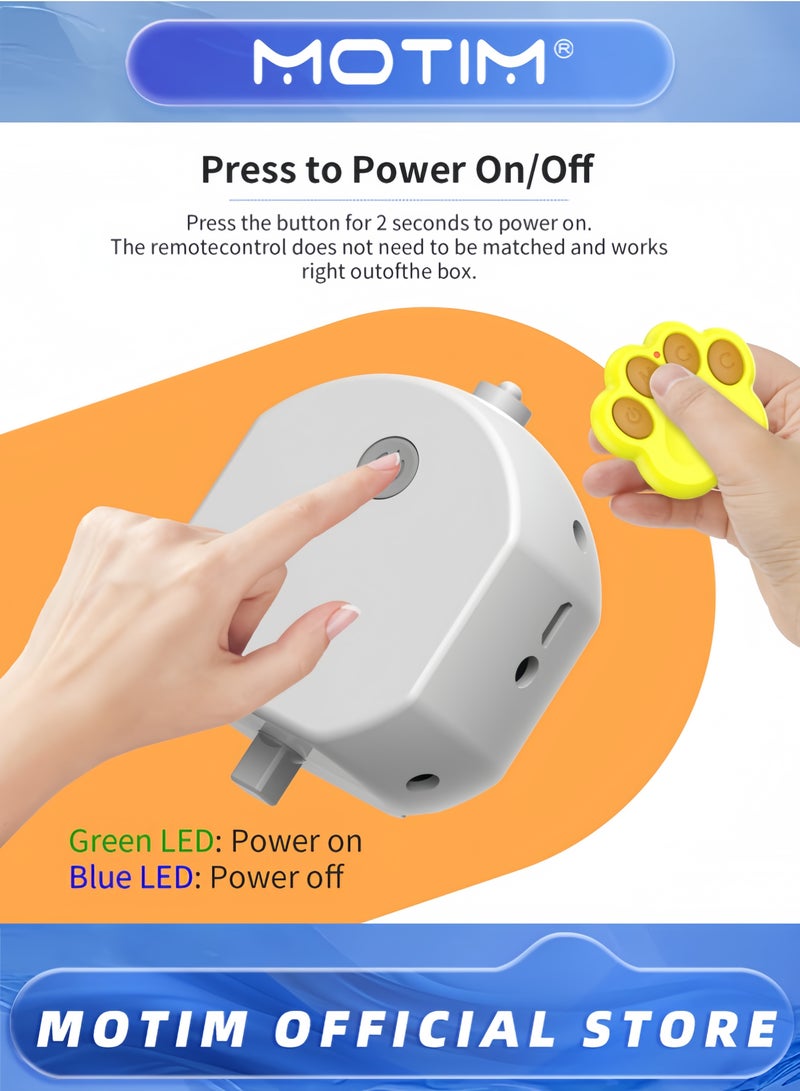 Motim Smart Interactive Dog Toy Ball Automatic Moving with Remote Control Rechargeable and Waterproof Bouncing Rotating Toy for Medium Large Dogs - Image 3