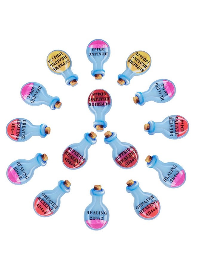 CZYY Healing Potion Tokens Acrylic Set of 15 DND Accessories for Dungeons and Dragons 5th Edition - Image 1