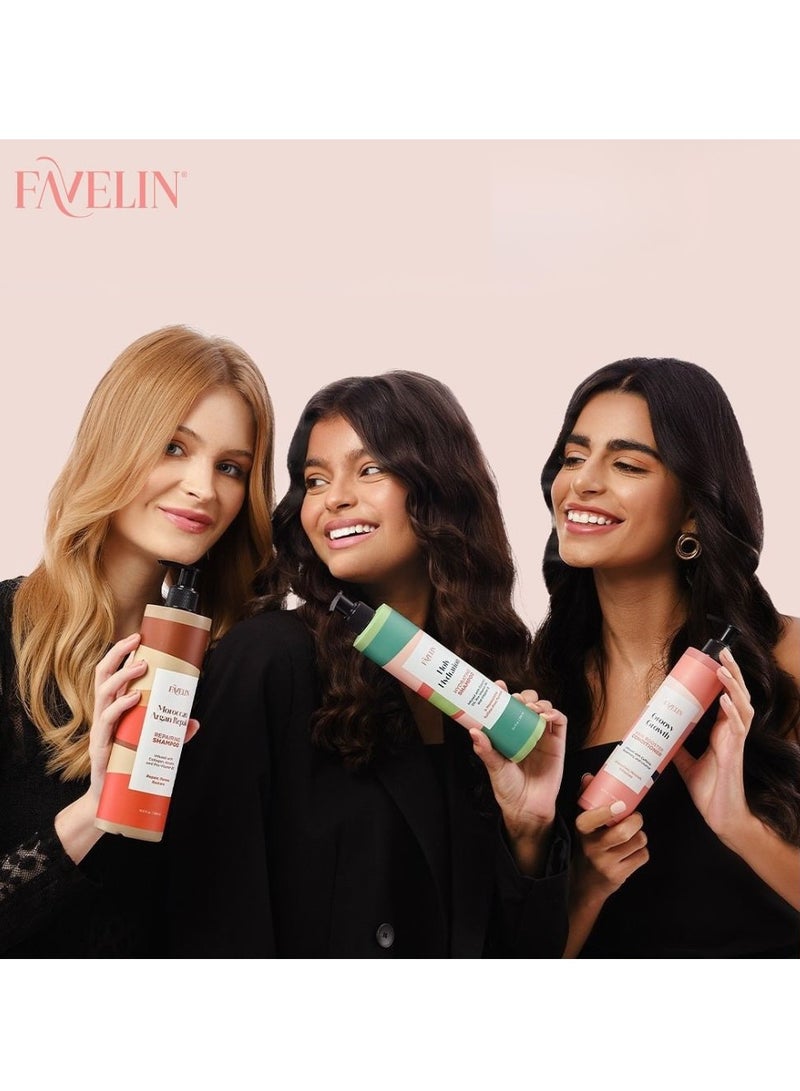 ڤاڨلين شامبو 300 مل + بلسم 300 مل + ماسك شعر 300 مل + سيرم شعر - Image 4