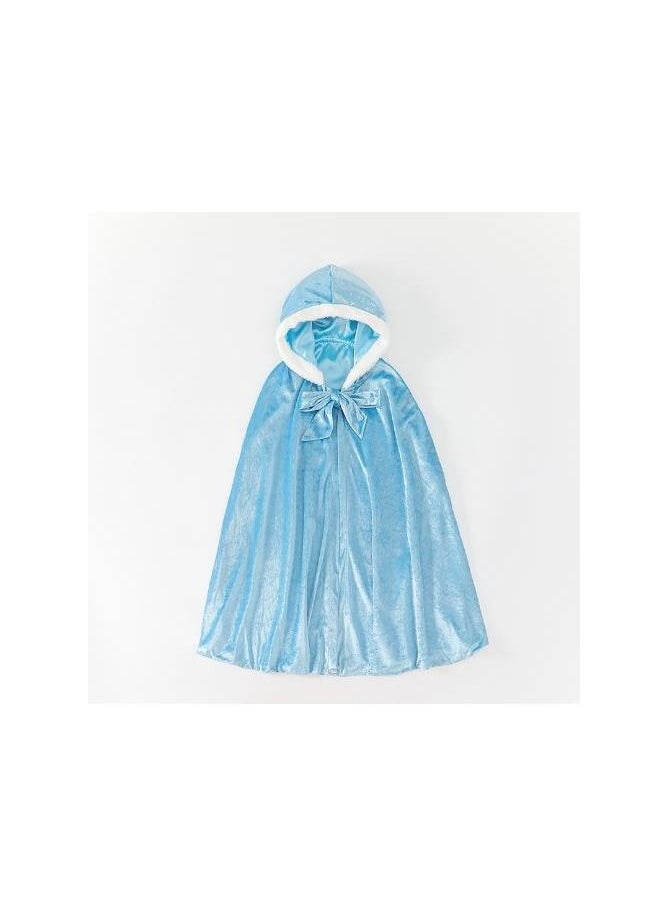 JUNYOUK - Winter Girl Elsa Cloak Cape Frozen Anna Costume Cape Shawl Clothing Princess Party Accessories - Image 1