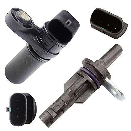 higherbro 2pcs Crankshaft + Camshaft Position Sensor Kits for 2009-2010 Dodge Ram 1500; 2009-2010 Ram 2500 Jeep Commander 5.7L - Image 1