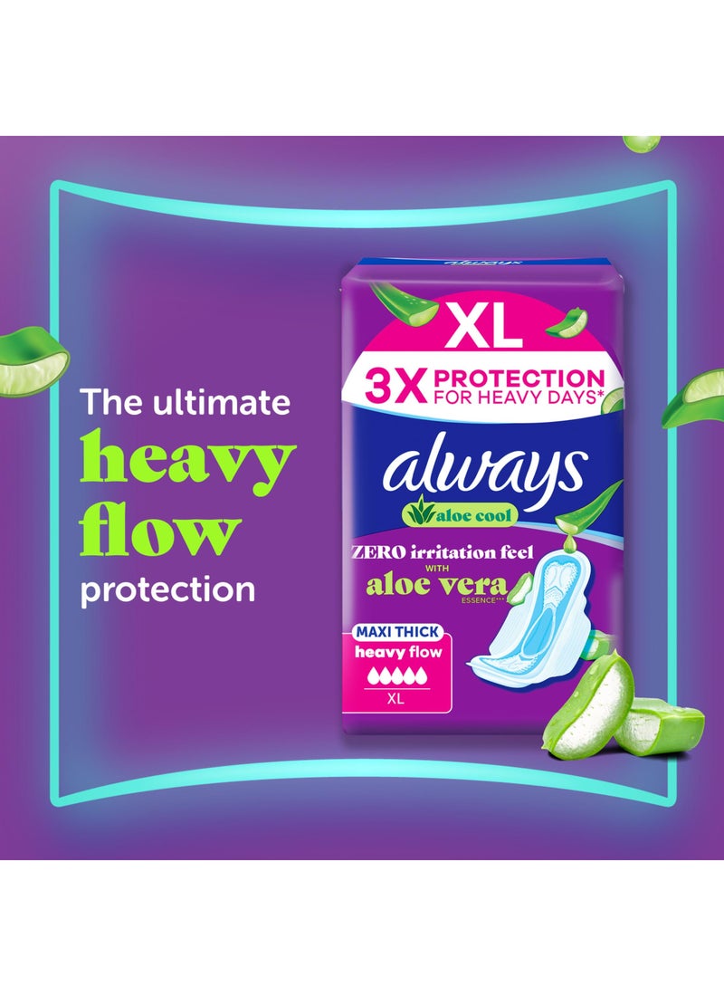 Always فوط ألو كول XL ماكسي سميكة للأيام الثقيلة - Image 2