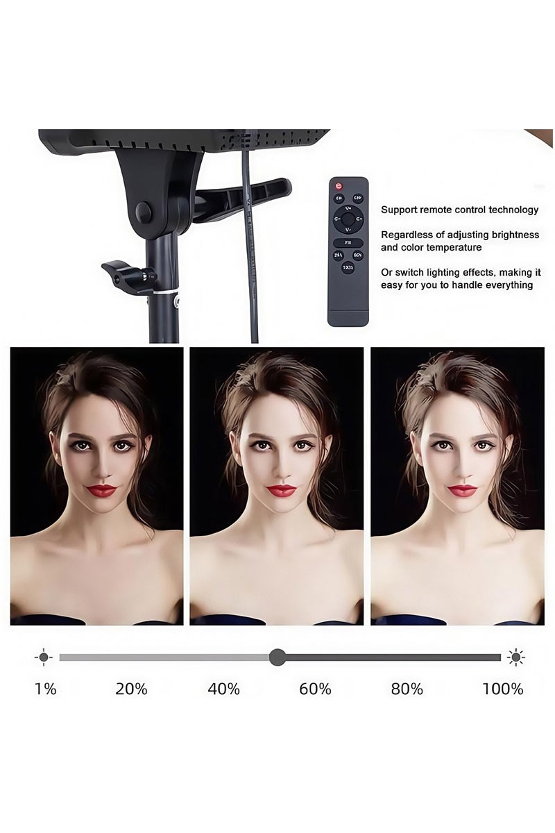 Glanfen Professional Photography Studio Lighting Kit,160W 2700K-6500K Professional COB Led Video Ligh with 65cm Softbox & Adjustable Stand for Photo/Video/Live Streaming - Image 5