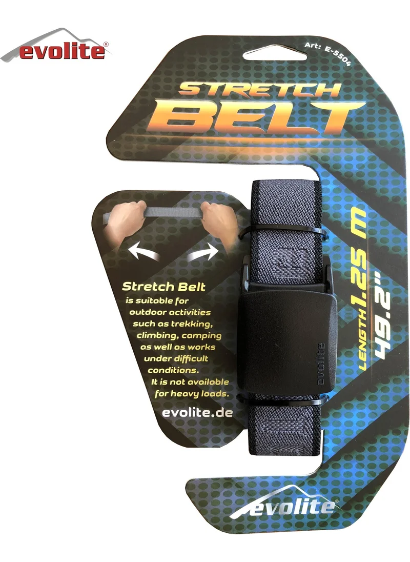 Evolite Stretch Outdoor Belt - Gray
