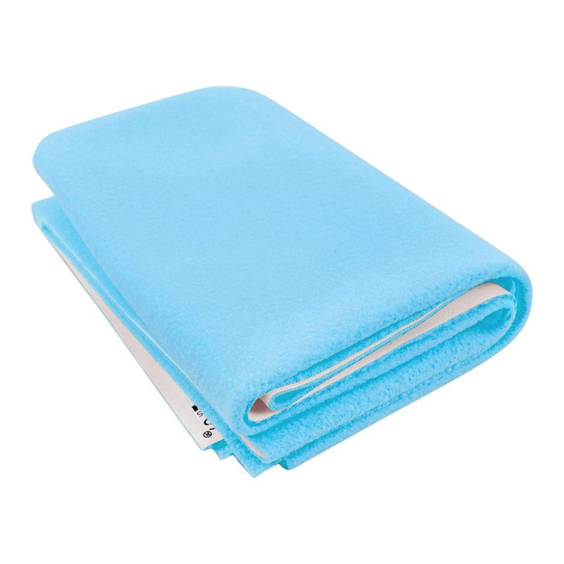 Polka Tots POLKA TOTS Waterproof Reusable Baby Bed Protector Absorbent Mat Dry Sheet for New Born Infants Mint 70 X 100 CM Medium  - Image 3