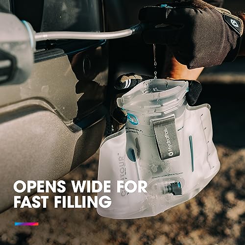 HydraPak Contour Lumbar 1.5L Hydration Reservoir/Water Bladder for Hip and Waist Packs - High-Flow Bite Valve, Leak Proof and Dishwasher Safe - Image 3