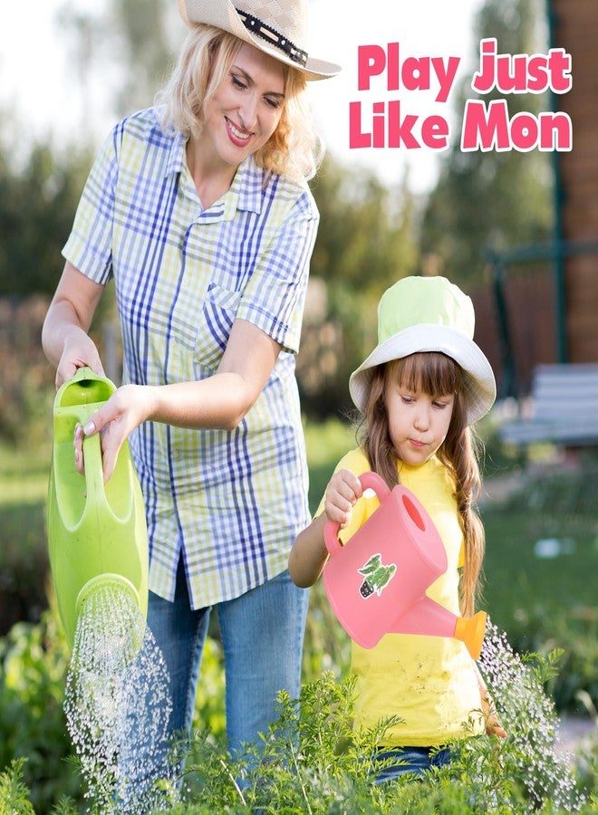 CUTE STONE Kids Gardening Set, Garden Toys with Metal Kids Rake, Shovel, Trowel, Watering Can, Gloves, Tote Bag, Gardening Kit for Toddlers, Outdoor Playset Spring Summer Toys for Girls Boys - Image 2