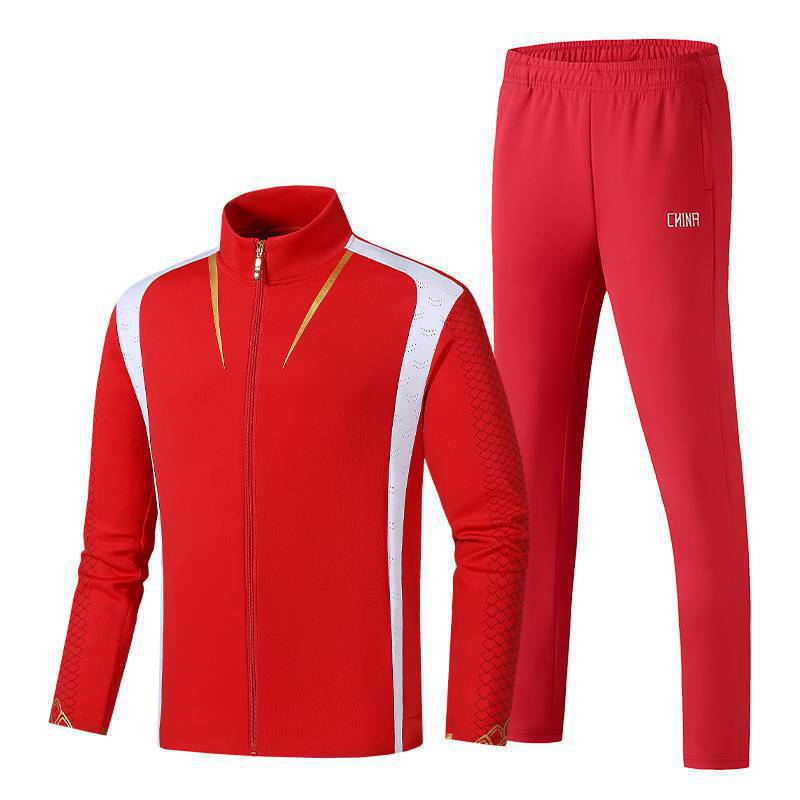 Chinese Team Couple Sports Suit Men'S And Women'S Fashion Casual Sweatshirt Running Travel Group Square Dance Class Uniform School Uniform - Image 3