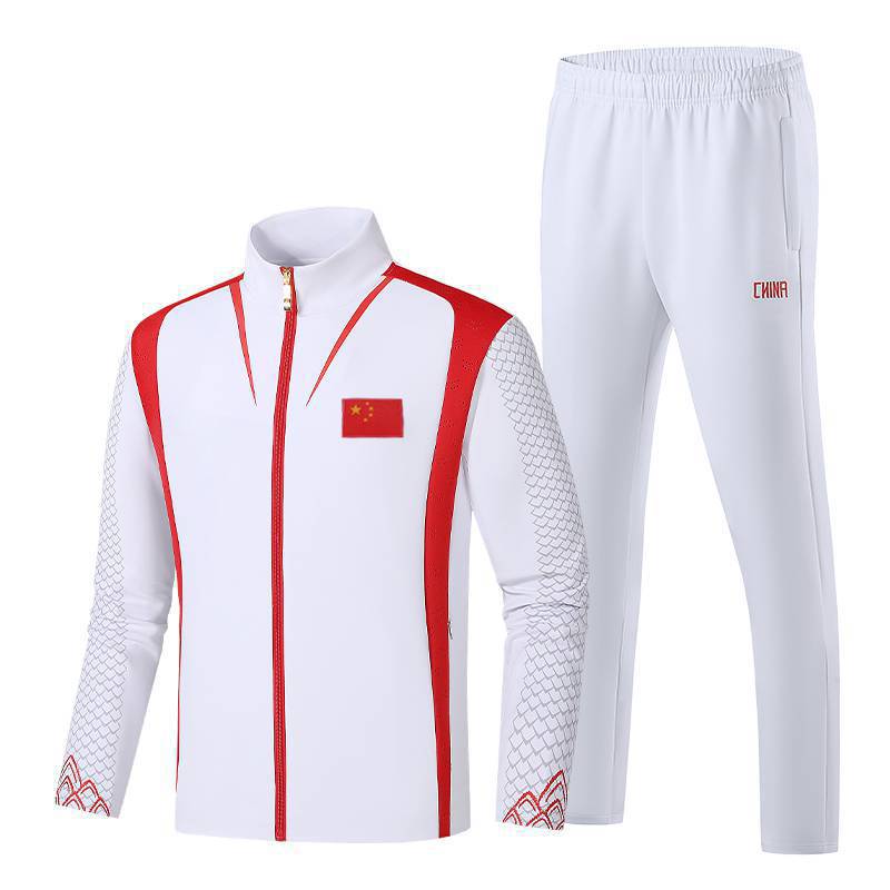 Chinese Team Couple Sports Suit Men'S And Women'S Fashion Casual Sweatshirt Running Travel Group Square Dance Class Uniform School Uniform - Image 2