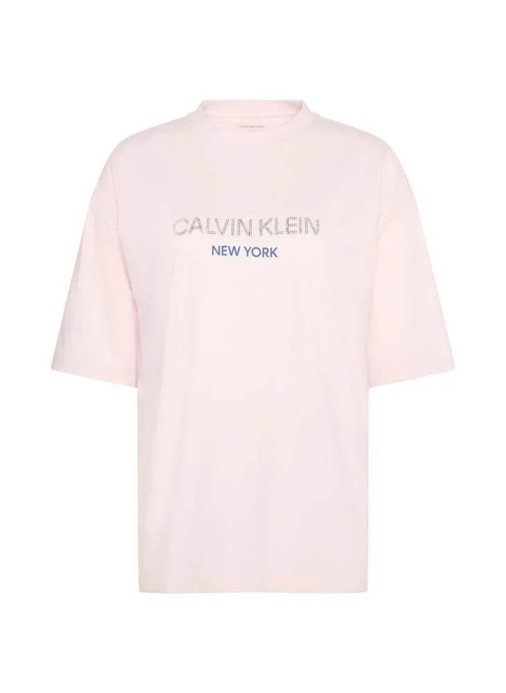 Calvin Klein Jeans  Graphic Crew Neck T-Shirt for Women | Best Price UAE