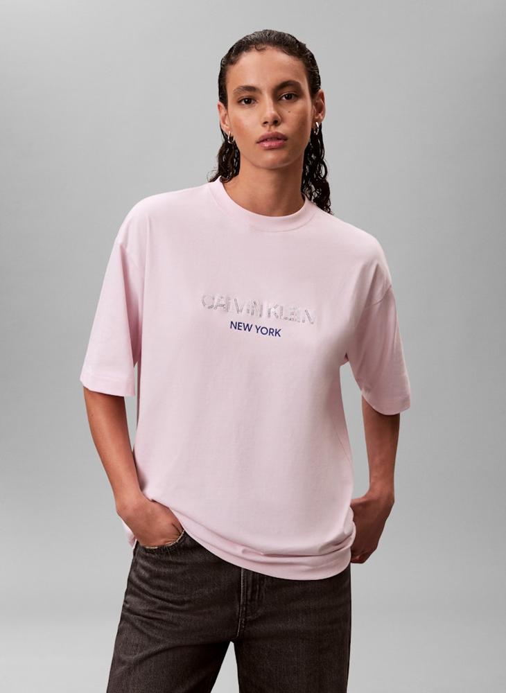 Calvin Klein Jeans Graphic Crew Neck T-Shirt - Image 1