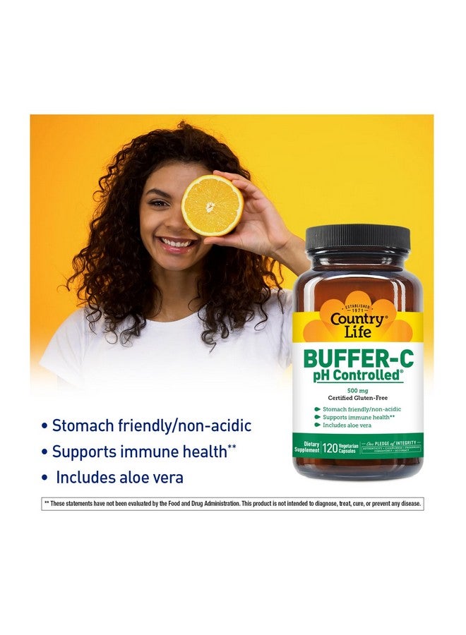 Country Life Country Life Buffer-C 500 mg (veg Caps), 120-Count - Image 2