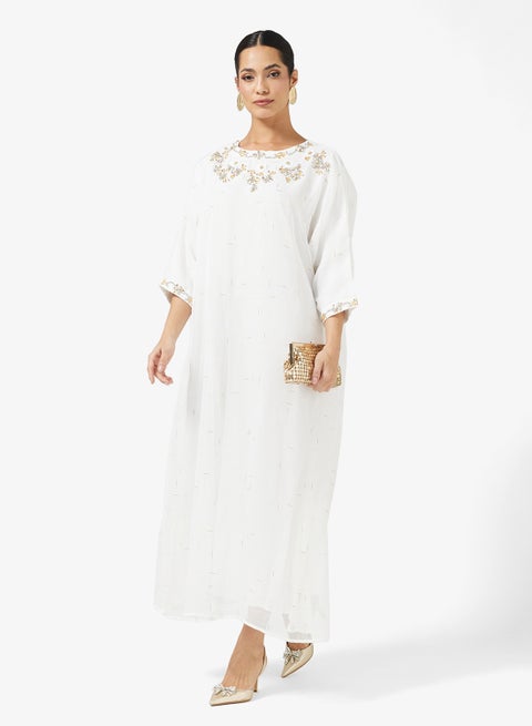 Embroidered Closed Abaya