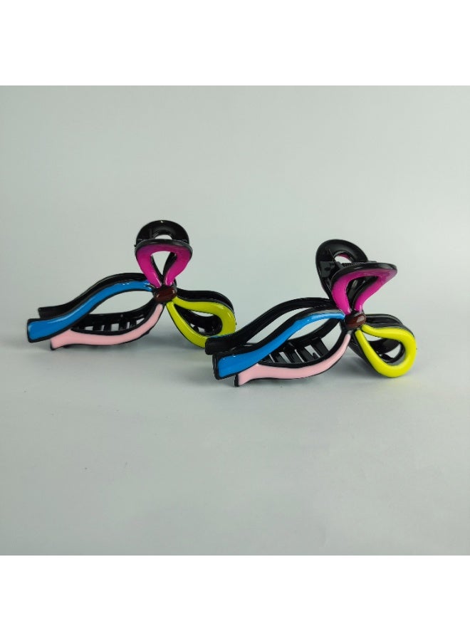 2 توكة شعر قفاش -شكل فيونكة -خامة عالية الجودة - Image 1