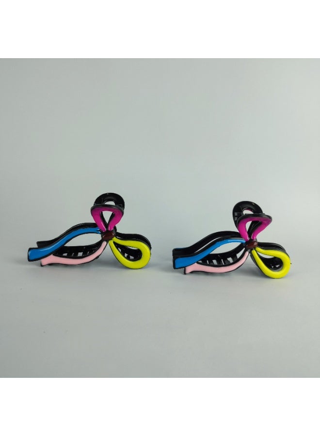 2 توكة شعر قفاش -شكل فيونكة -خامة عالية الجودة - Image 3