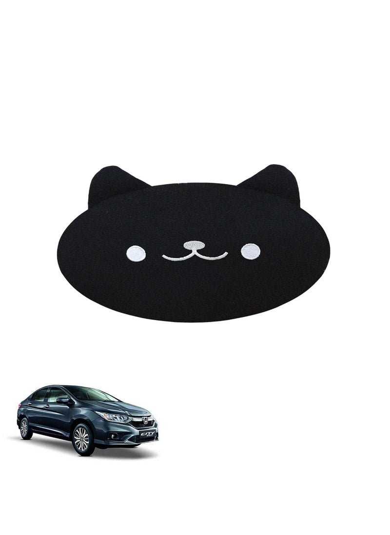 Adroitz Adroitz Black Neck Rest Car Cushions Compatible with All Cars Pack of 1  - Image 1