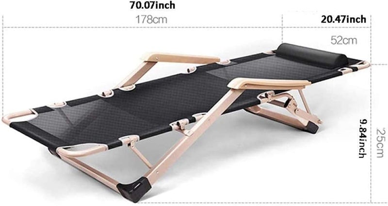 Sun Lounger, Garden Chairs Reclining Foldable Lounge Chair Outdoor Folding Sun Lounger Chair Zero Gravity For Outdoor, Camping, Patio, Lawn (Blue) - Image 1