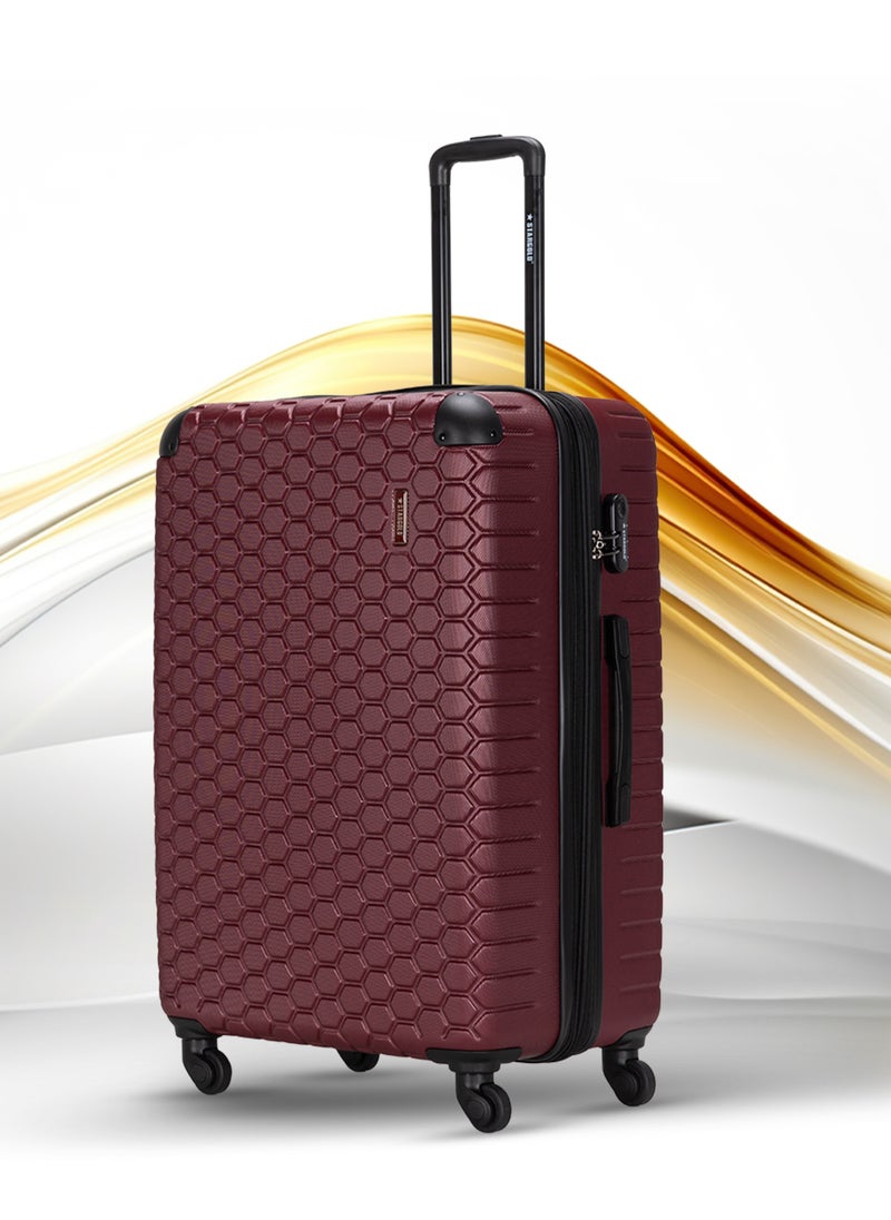 Stargold - 4 Pack Of Hardside Spinner Number Locked Luggage Trolley - Image 1