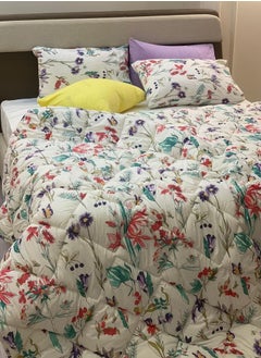 Family Bed quilt set Cotton 3 pieces size 240 x 240 cm model 183 from Family Bed  - Image 1