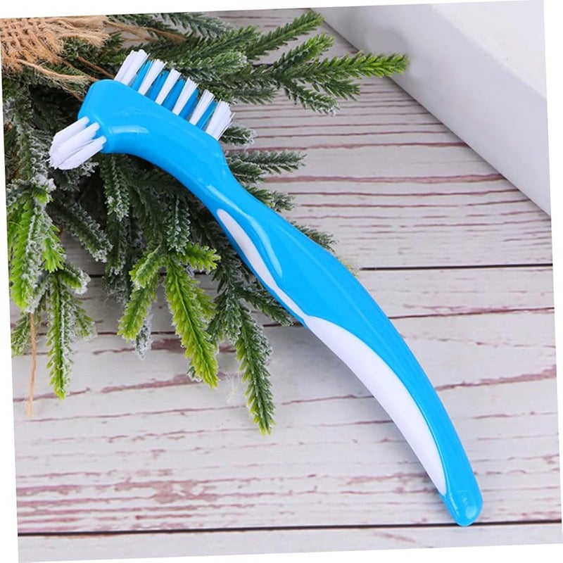 5Pcs Double Head Denture Toothbrush For Braces Oral Care Travel Home - Image 5