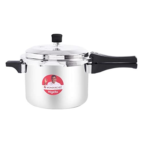 Wonderchef Nigella Tri-Ply Outer Lid Pressure Cooker 5L, 5 Years Warranty - Image 1
