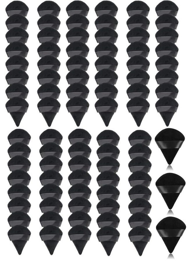 DATNASAYAD داتناسيد 91 قطعة مثلثية من إسفنجات البودرة الفضفاضة القابلة للغسل وإعادة الاستخدام ناعمة وفخمة لأدوات المكياج الرطبة والجافة - مجموعة متعددة الألوان من 91 قطعة - Image 1