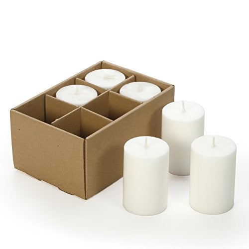 Hosley 2x3 High Pillar Candles, Set of 6. White, Unscented. Bulk Buy. Ideal for Wedding, Emergency Lanterns, Spa, Aromatherapy, Party, Reiki, Candle Gardens O4 - Image 2