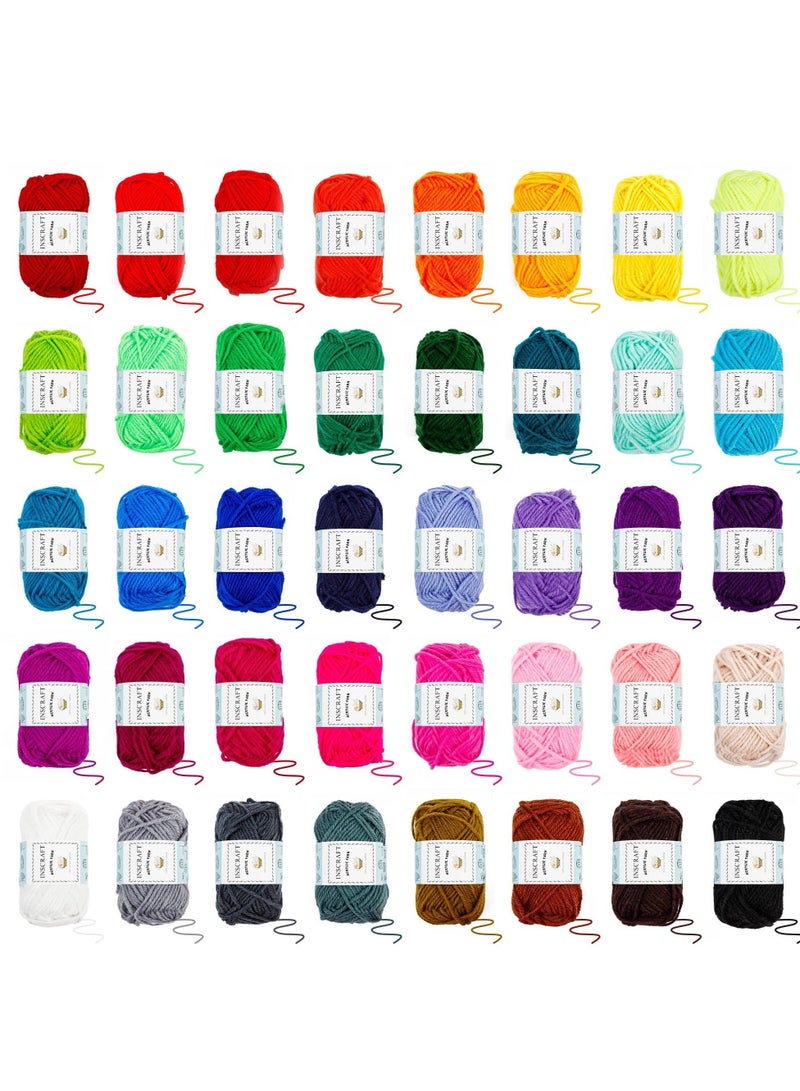 WALALLA 113 PCS Crochet Kit for Beginners Adults Kids, Crochet Kits Include Yarn, 73PCS Crochet Accessories Set Including Ergonomic Hooks - Image 4