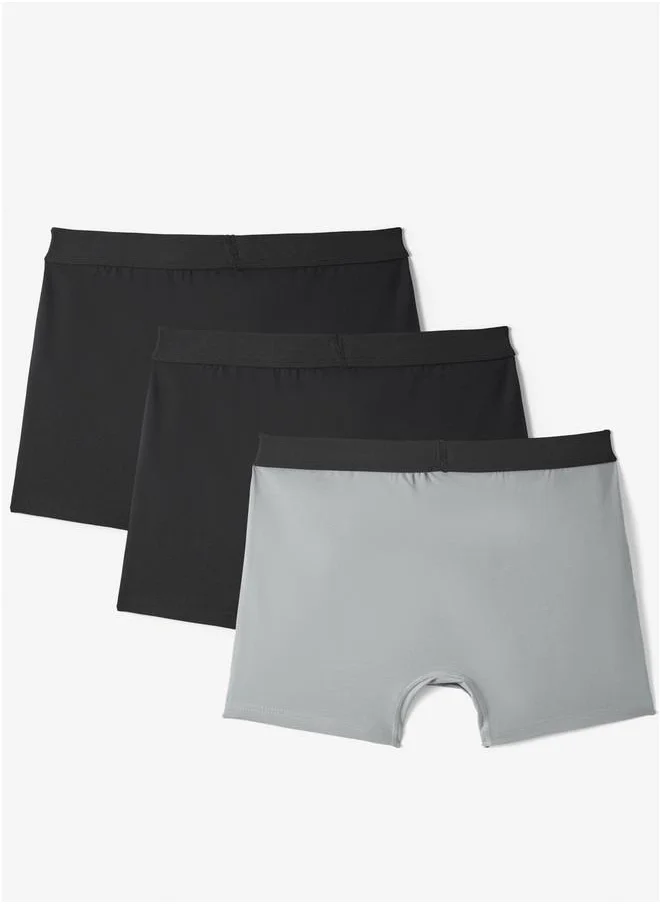 JUNE June Men 3-Pack Boxer Multicolor