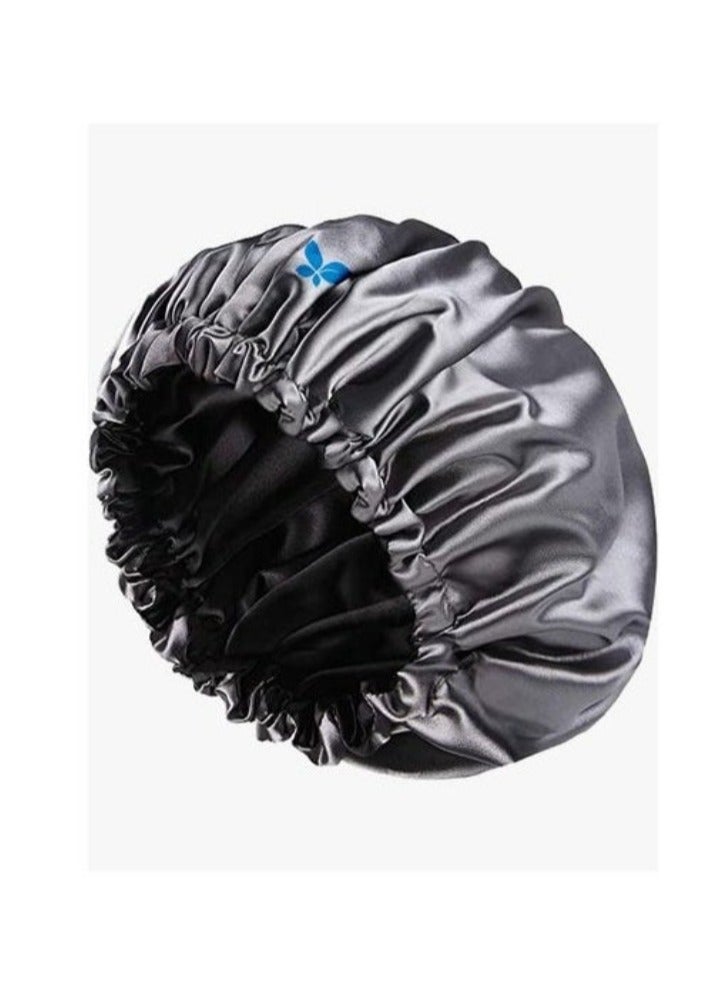 بليس قبعة ساتان رمادية - جمال الشعر - Image 1