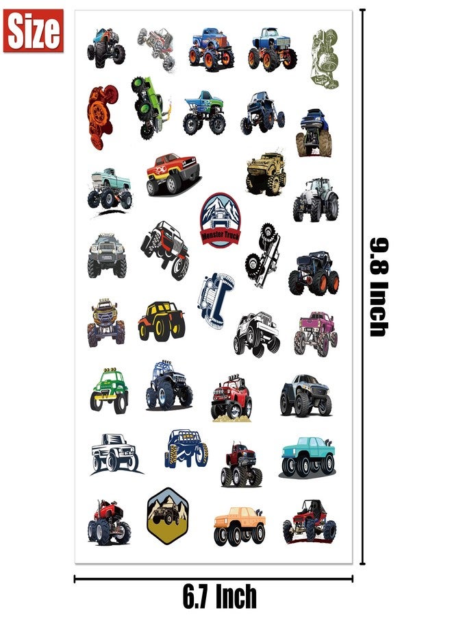 CupaPlay 800+PCS Monster Truck Stickers Party Favors-Monster Car Sticker/Racing Sticker Party Decorations Wedding Birthday Baby Shower Party Supplies - Image 3