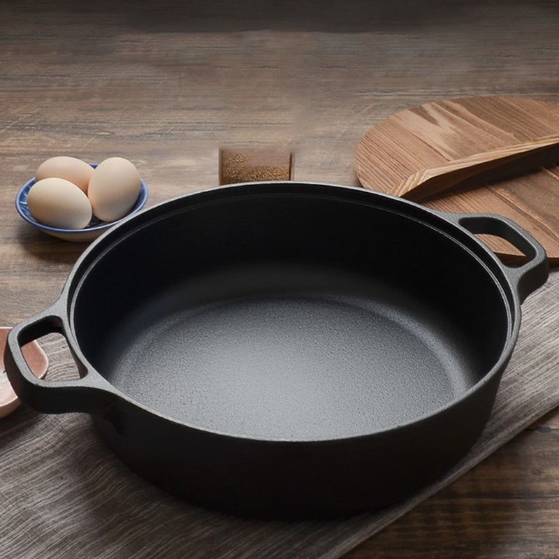 Cast Iron Saucepan Pot Household Saucepan Mongolian Pot Cast Iron Stew Pot - Image 2