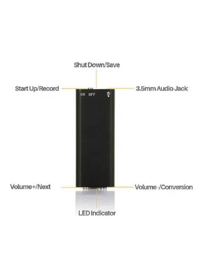 Generic - Mini Audio Recorder Voice Listening Device 96 Hours 8GB Bug - Image 1