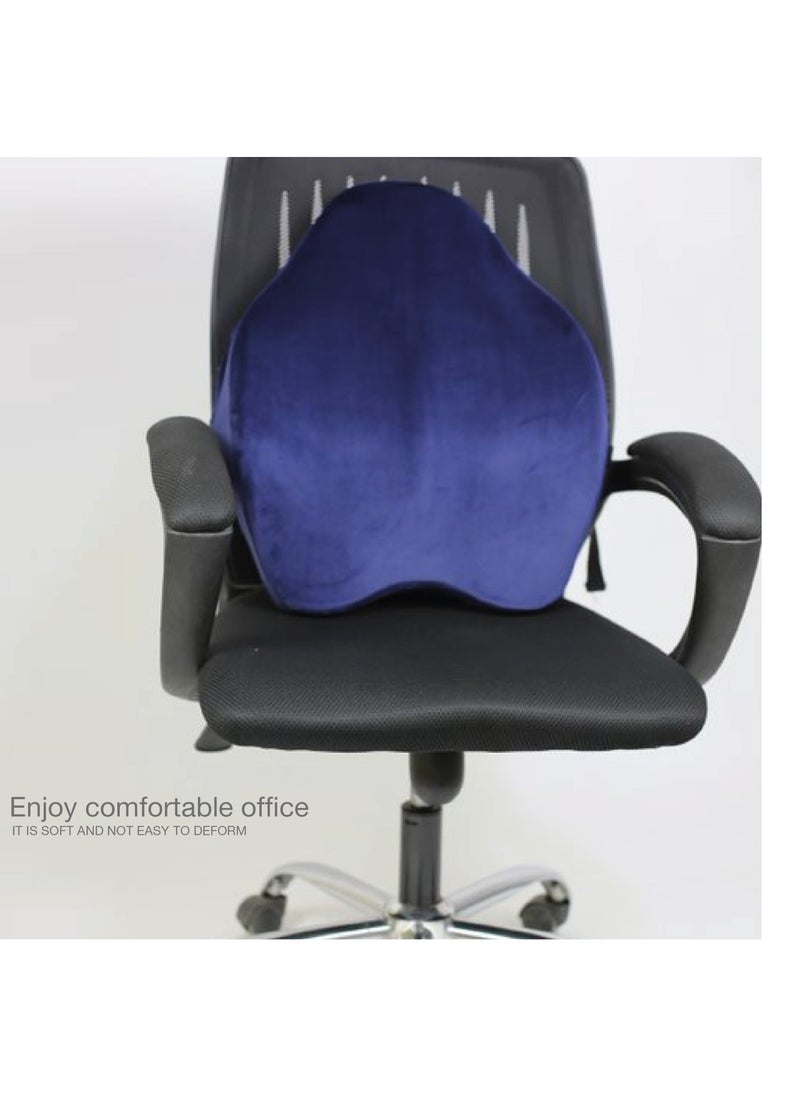 Large medical backrest made of memory foam to relieve back and lumbar pain for offices and cars - navy blue, Max Comfort - pzsku/Z4E241C90FCCCEE3EE471Z/45/_/1733833099/5c4c7aed-7991-4ee9-ab15-5fdf3d1426b9