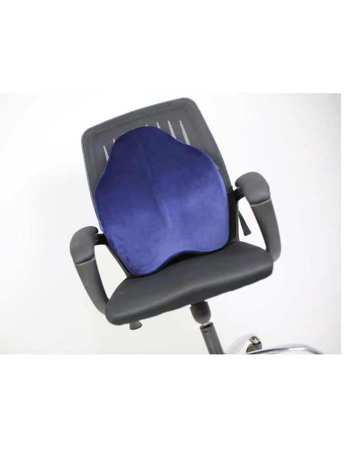 Large medical backrest made of memory foam to relieve back and lumbar pain for offices and cars - navy blue, Max Comfort - pzsku/Z4E241C90FCCCEE3EE471Z/45/_/1733833129/e348d8f2-a957-4f75-a397-ceaa86af95a2