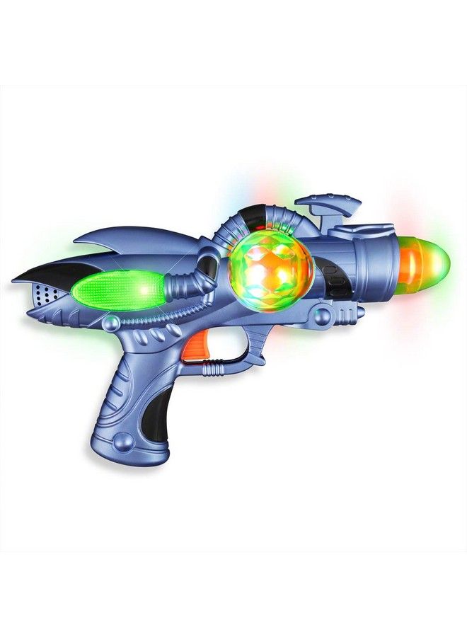FlashingBlinkyLights Light Up Space Blaster Toy With Fun Space Sounds And Spinning Led Lights - Image 2