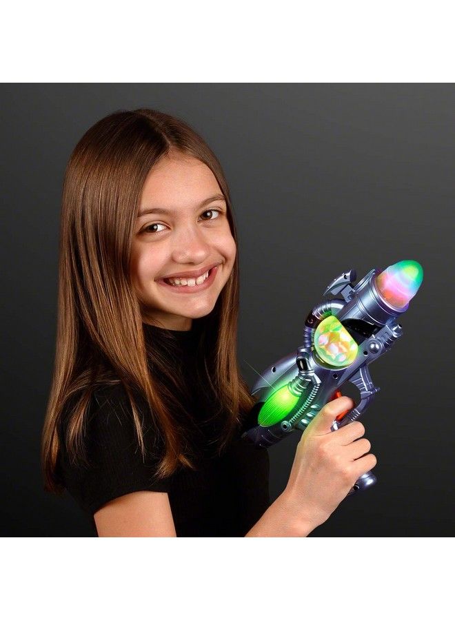 FlashingBlinkyLights Light Up Space Blaster Toy With Fun Space Sounds And Spinning Led Lights - Image 3