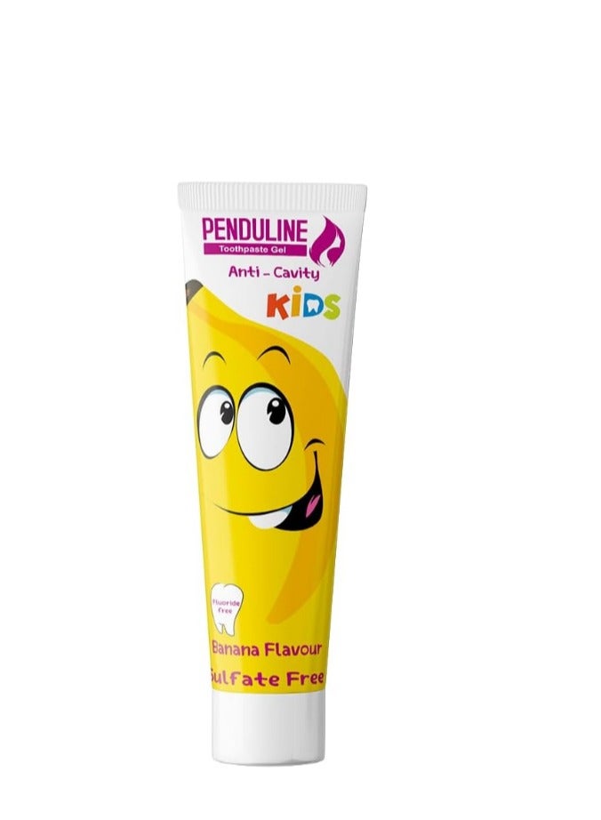PENDULINE Pendeline Kids Banana Gel Toothpaste 75ml - Image 3