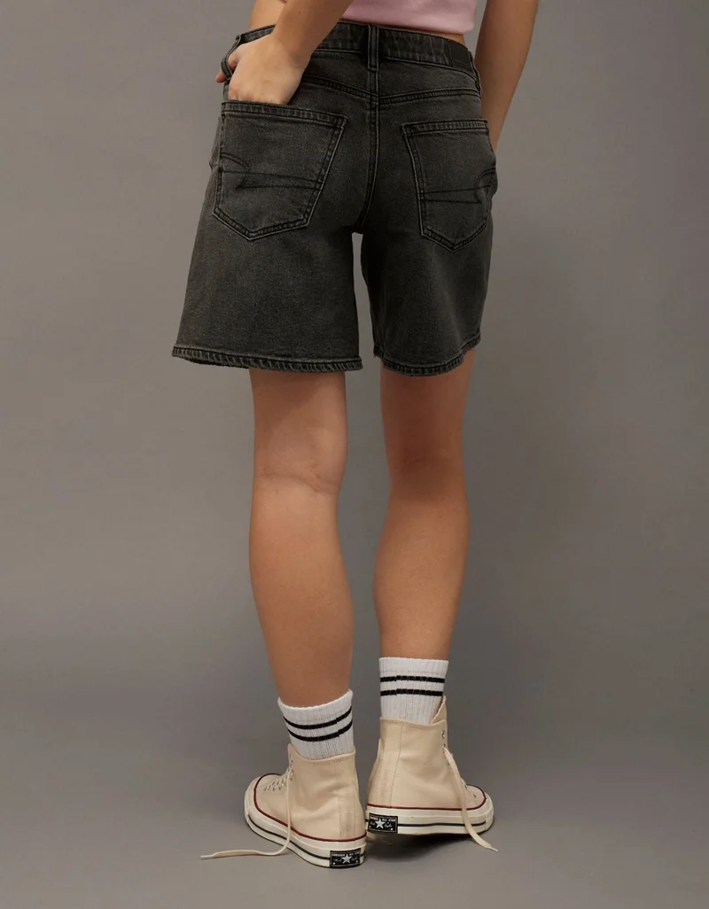 American Eagle AE 8" Dreamy Drape Stretch Low-Rise Baggy Jort