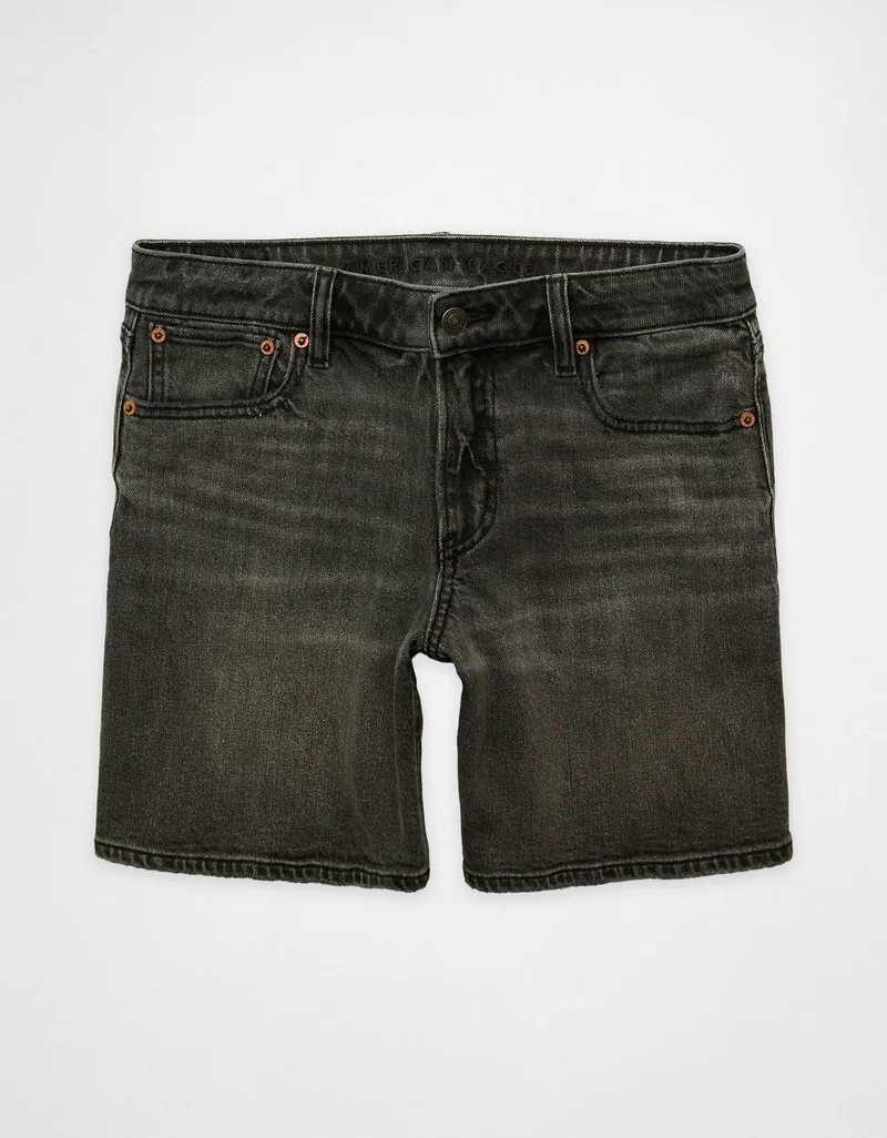American Eagle  AE 8" Dreamy Drape Stretch Low-Rise Baggy Jort for Women | Best Price UAE