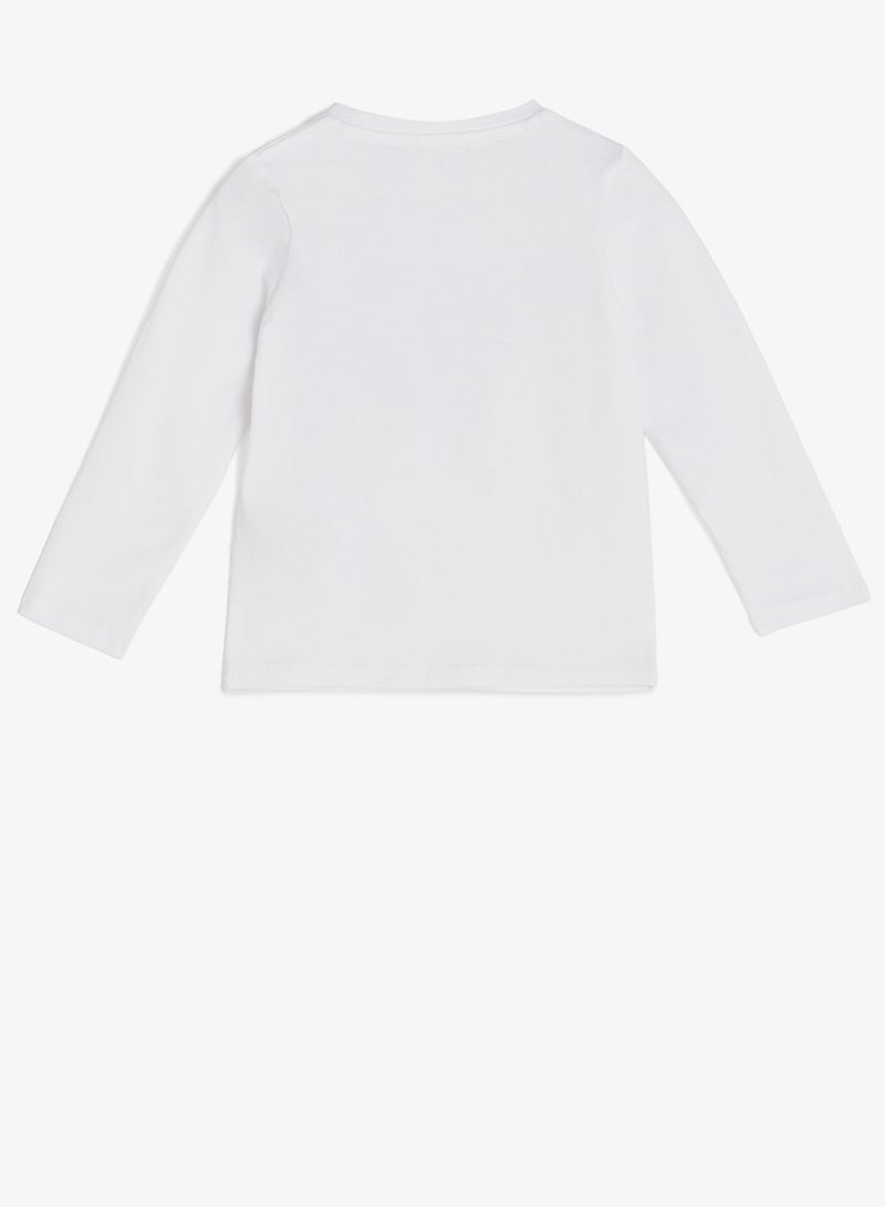 GUESS Kids Long Sleeve  T-Shirt - Image 2