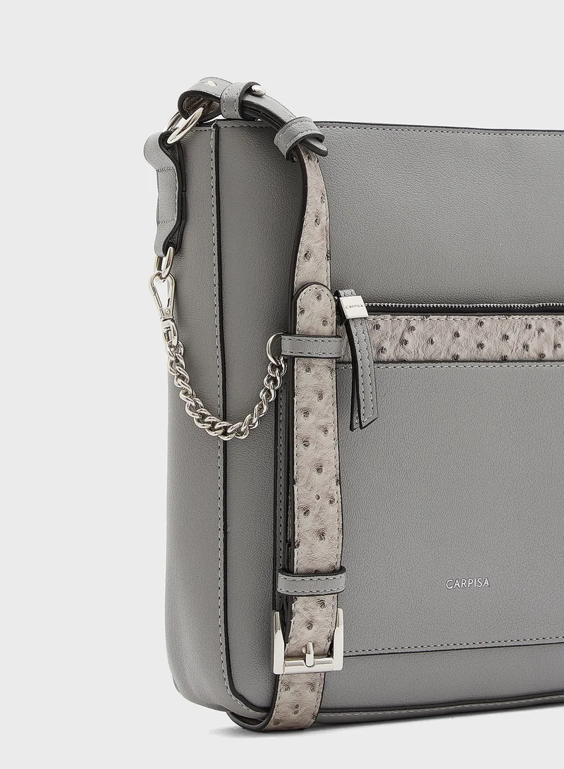 CARPISA Front Zip Crossbody