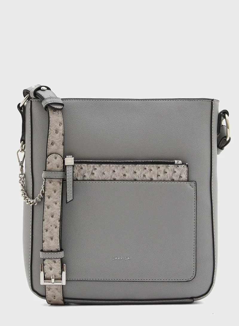 CARPISA Front Zip Crossbody